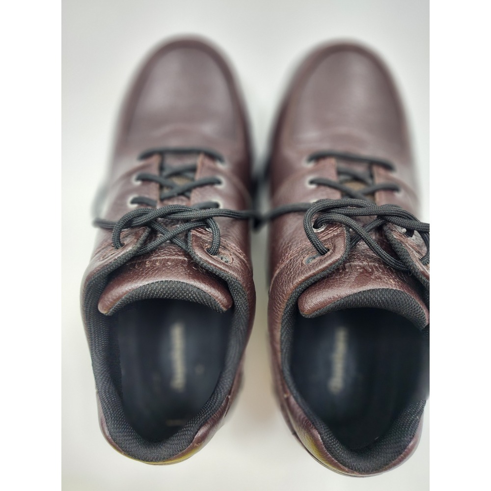 Dunham Burlington 8000BP Mens Brown Leather Waterproof Oxford Shoes 14 6E Wide - Picture 6 of 12